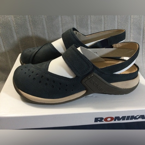 Romika Blue Milla 133 Clogs EU 37 US 6 to 6.5 - Picture 6 of 12
